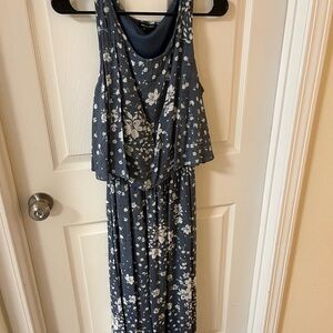 Robert Louis Navy Floral Maxi Dress